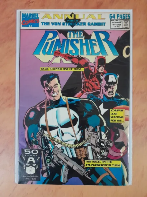 MARVEL COMICS The PUNISHER ANNUAL #4 (1991) Von Strucker Gambit Part 2