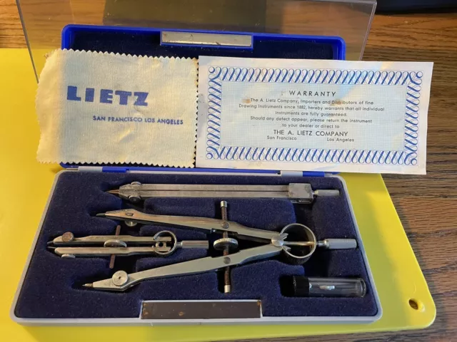 Drafting Kit Rugol Vintage - Germany The A. Lietz Co. San