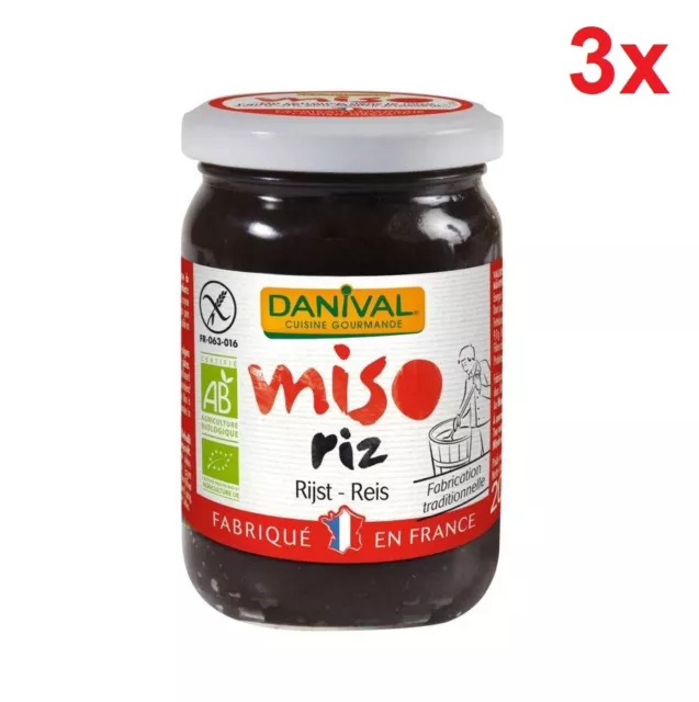 Danival Genmai Miso Reismiso bio 3 x 200 g