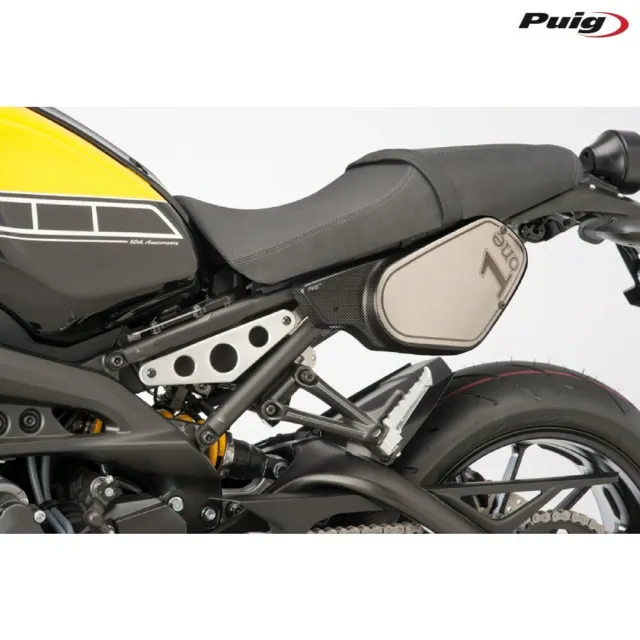 PUIG 8563C Paire Tables Porte-Nombre Latéral Carbone Look Yamaha Xsr 900 2019