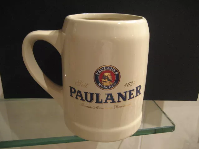 Jarra De Porcelana Cerveza Paulaner Munchen