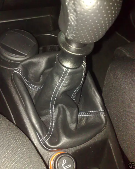 Botte Levier de Vitesse Cuir Véritable pour Fiat Grande Punto - Evo