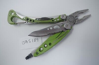 Green Leatherman Skeletool Multi-Tool Pocket Knife Minimalist MUT Pliers