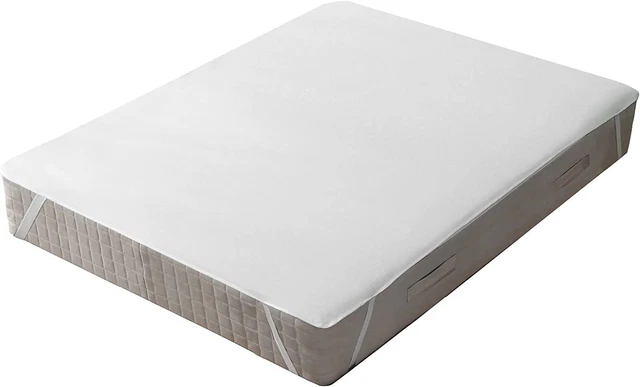 Amazon Brand - Umi 2er Set Protège Matelas 2*(140x200cm), Blanc-02