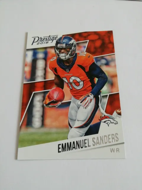 Emmanuel Sanders Denver Broncos 2018 Panini Prestige #17 NFL Trading Card