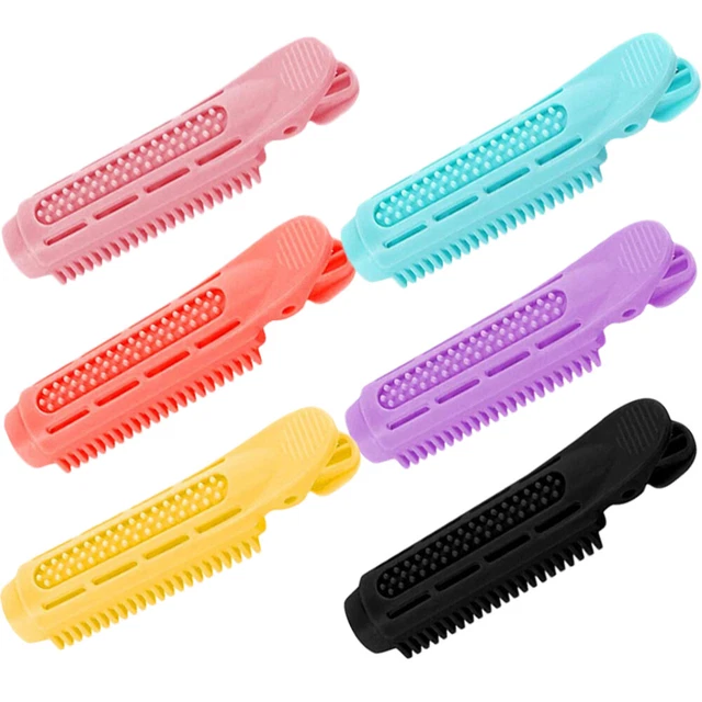 6 piezas raíz de cabello clip esponjoso horquilla esponjosa hágalo usted mismo Fluffy Clip Curly Fri