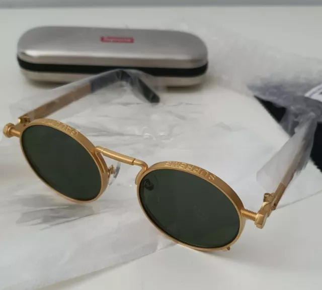 Supreme jean paul gaultier sunglasses gold cheap