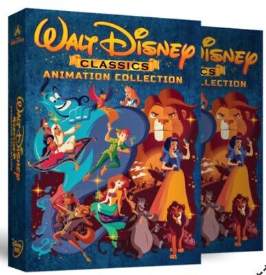 Walt Disney 24 Classics Movie Collection Lot DVD 8 Disc Box Set Club Treasures