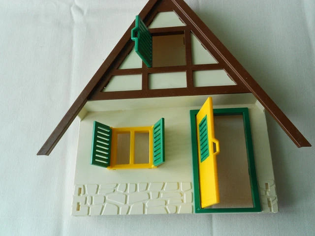 Playmobil 4207 Maison Forestière - Complet, Très Bon État, Avec Boîte