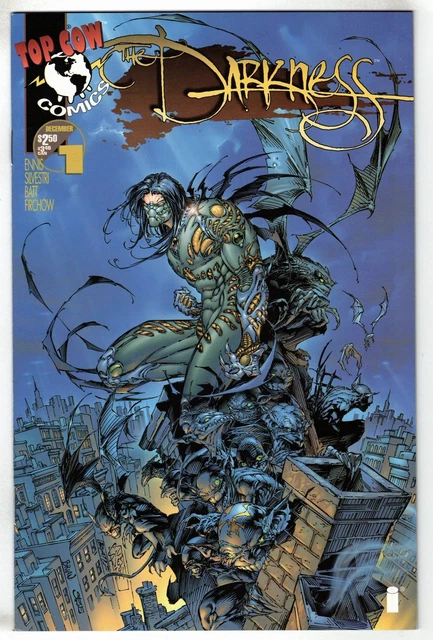 Darkness #1 Marc Silvestri Blue Variant Cover Image 1996 VF/NM