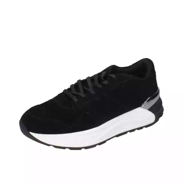 Scarpe uomo LIU JO 42 EU sneakers nero camoscio BC127-42