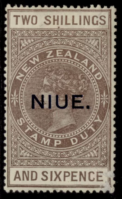 NEW ZEALAND - Niue GV SG34, 2s 6d grey-brown, M MINT. Cat £25.