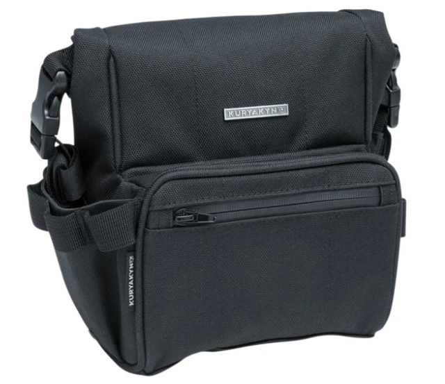 KURYAKYN BLACK BARRIO Bag for Sissy Bar, Front Forks, Windshield