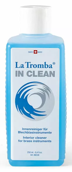 La Tromba In Clean 250ml Flasche Reiniger Cleaner Blech Trompete Tuba Horn Swiss