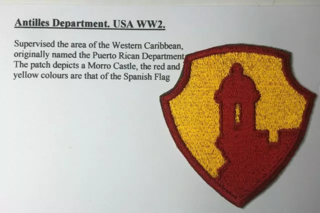 US Army Eastern Defence Command Cloth Badge Patch