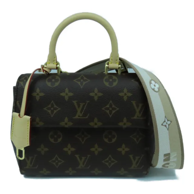 Louis Vuitton Monogram Lucile GM Shoulder Bag Tote M92681 Green Dark Brown  Canvas Leather Women's LOUIS VUITTON