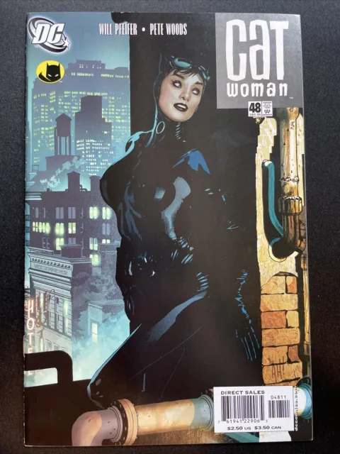 Catwoman #48 Adam Hughes Cover 2002 DC Comics Volume 3 Vol 3 — 9.2 Or Better