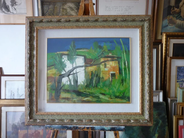 Lamberto Lamberti case coloniche olio sutavola