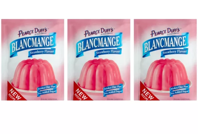 Pearce Duff's Strawberry Blancmange 41g  PACK OF 3