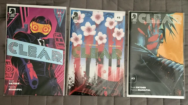 CLEAR #1 2 3 Complete Run LOT NMINT FOIL #1 Dark Horse Comics 2023 Scott Snyder