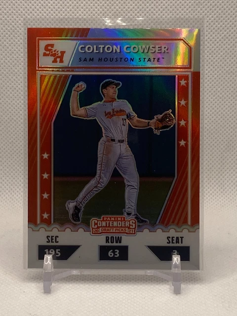 2021 Panini Elite Extra Edition  Colton Cowser #CTO-CC College Tickets Optic Hol