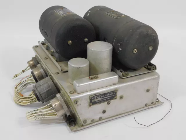Sylvania J-68 ARC-3 Military Radio Dynamotor Power Junction Box Supply