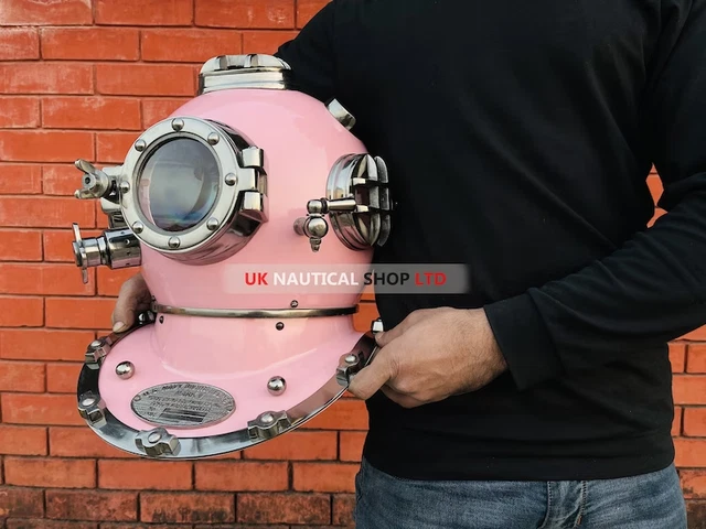 Pink diving helmet Scuba Diving Helmet U.S navy mark V scuba divers helmet Divin