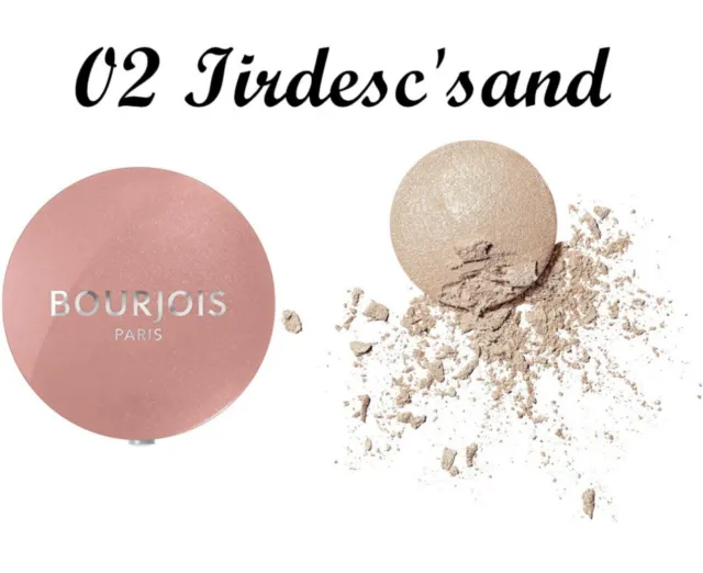 Bourjois Paris Little Round Pot Eyeshadow - 02 Iridesc’sand