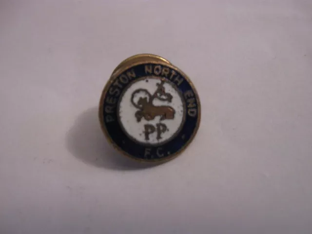 Rare Old Preston North End Football Club Enamel Press Pin Badge