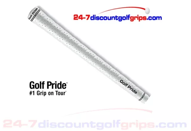 Golf Pride Tour Wrap 2G Grips WHITE- FREE TAPE- SPECIAL OFFER