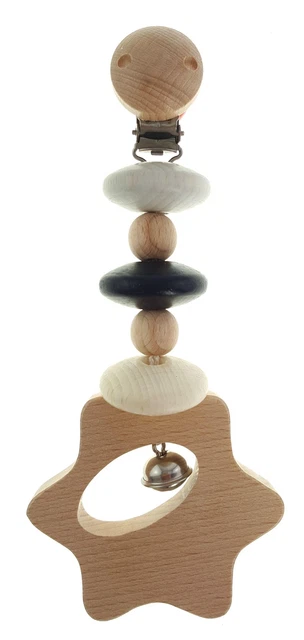 Jouet Wagenanhänger Étoile Noir Nature Bxlxh 80x35x190mm Neuf Figurine Clip