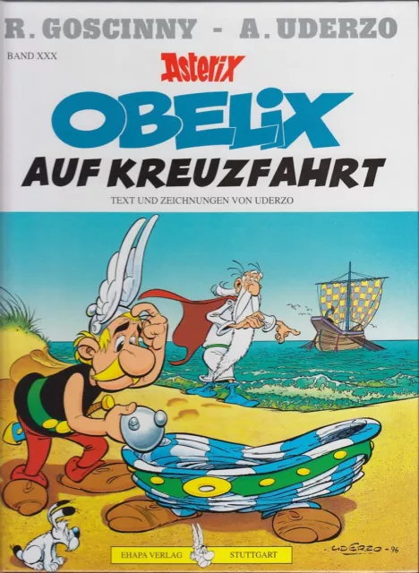 Asterix Hardcover Band 30: Obelix auf Kreuzfahrt (2. Auflage 1996) Z 1