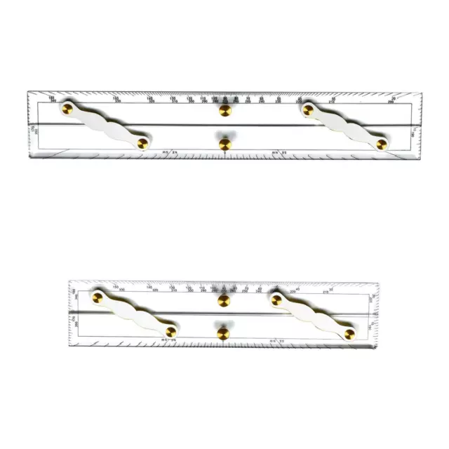 Navigation Parallel Ruler Roller Ruler Easy to Use Drawing Type Large