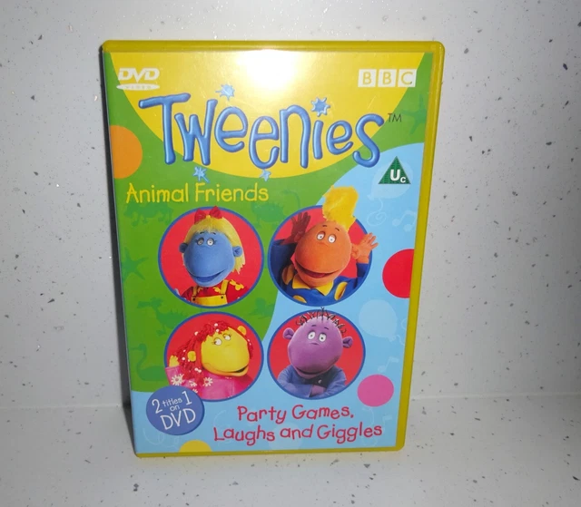 TWEENIES ANIMAL FRIENDS/PARTY Games, Laughs and Giggles DVD (2000) £5.99 PicClick UK