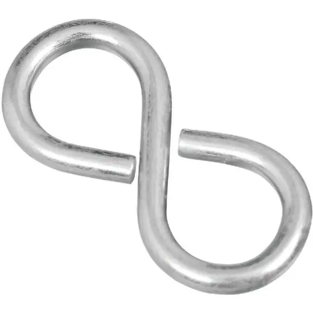 National 1-5/8 In. Zinc Light Closed S Hook (4 Ct.) N121319 Pack of 10 National