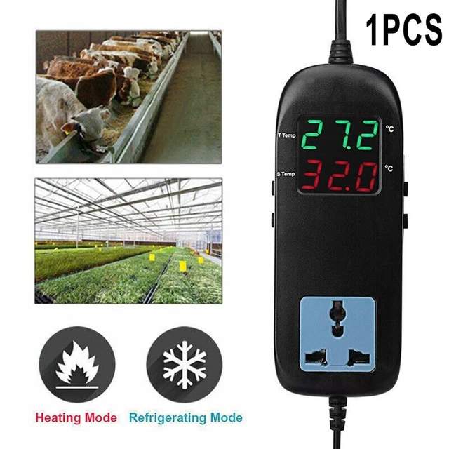 Regolatore di temperatura digitale display LED adatto per raffreddamento e riscaldamento