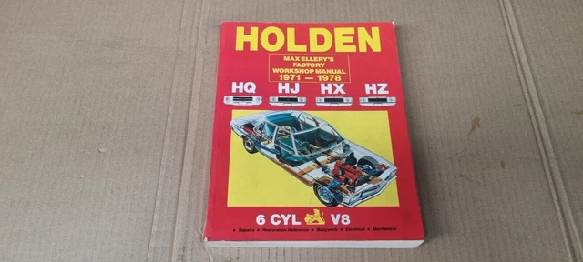 Holden HK HT HG Workshop Manual – Monaro, Kingswood, Belmont, Ute – 1968-1971, Max Ellery EPH3