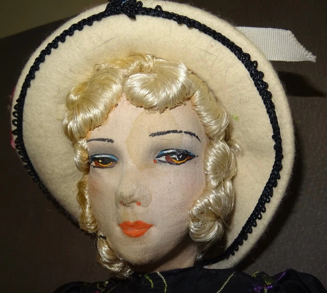 Belle Poupée Ancienne Bella – Rhodoïd – 38 Cm – Habits D'origine
