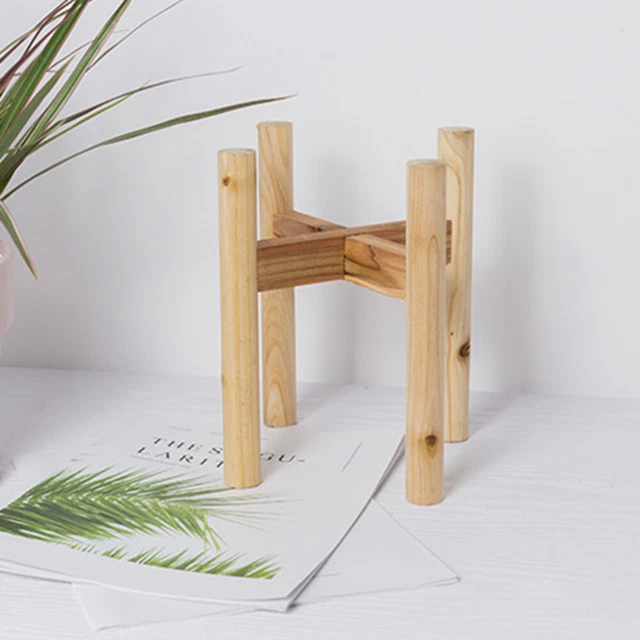 Stand en bois Century stand en bois rack en bois jardin extérieur pots 3