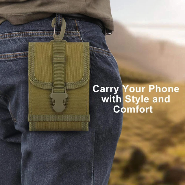 Tactical Military Molle Mobile Cell Phone Pouch Waist Bag Outdoor EDC Tool Bag