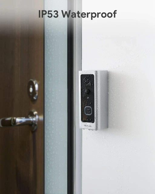 Sonnette Vidéo WiFi VALKIA – Caméra Grand Angle 1080P + Détection Mouvement
