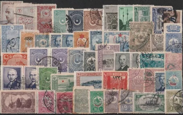 Osmanisches Reich / Türkei, Lot alte Briefmarken (WO0913), gestempelt