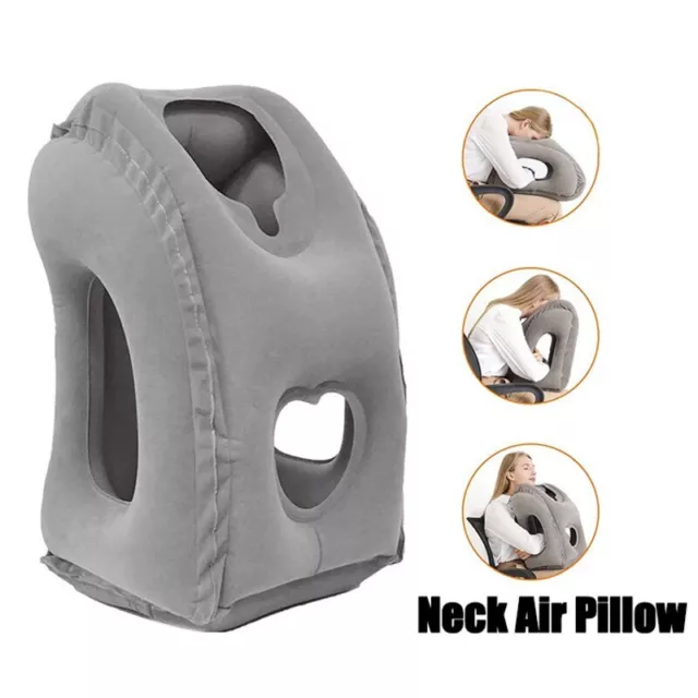 Headrest Chin Support Cushions Rest Neck Nap Sleeping Inflatable Travel Pillow