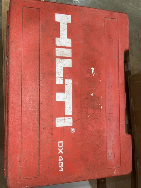 HILTI DX 451 Powder Actuated Fastening Stud Gun With Case