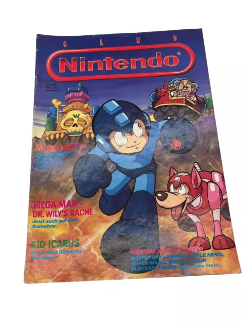 Club Nintendo Heft Jahrgang 4 Ausgabe 2 April 1992 Ohne Poster