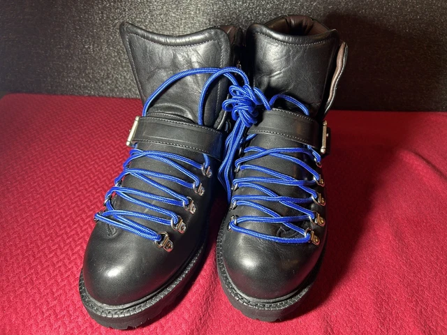 ALLEN EDMONDS SUN Valley Luxury Hiking Black Leather boots Men's Size ...