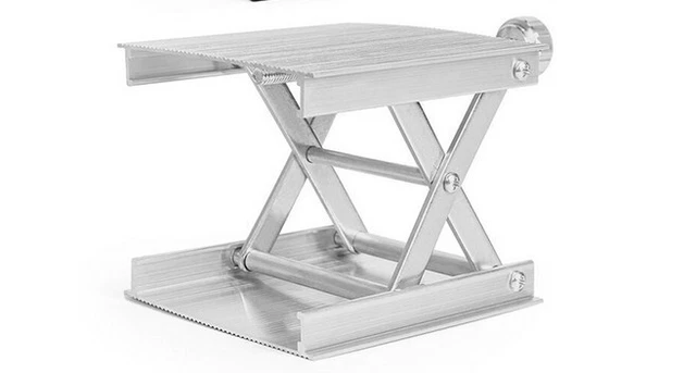 Aluminum Router Lift Table Woodworking Engraving Spirit Level Adjustable Lift