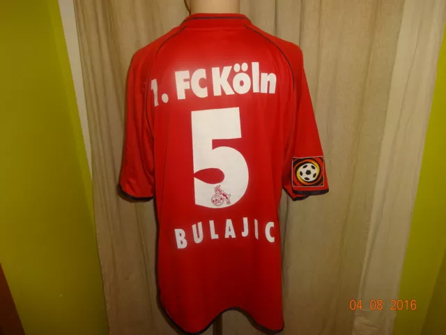 1.FC Köln Puma Matchworn Trikot 01/02 "VPV Versicherungen" + Nr.5 Bulajic Gr.XXL