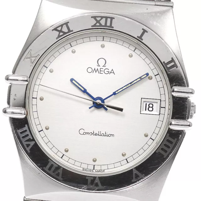 OMEGA Constellation Date Silver Dial Quartz Men's Watch_799014