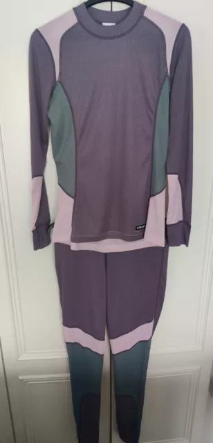 Craft Sportswear Baselayer Tracksuit Size Medium In Purple